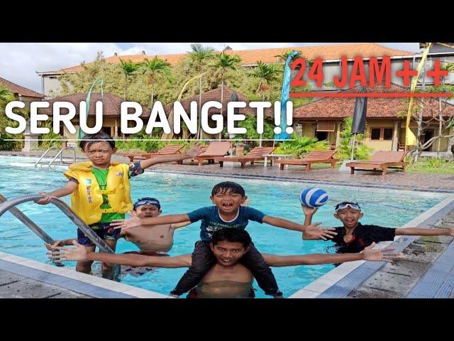 CHALLENGE 24 JAM DIKOLAM RENANG, TIBA TIBA ADA KEJADIAN YANG BIKIN BOCIL SEDIH! | Mikael TubeHD