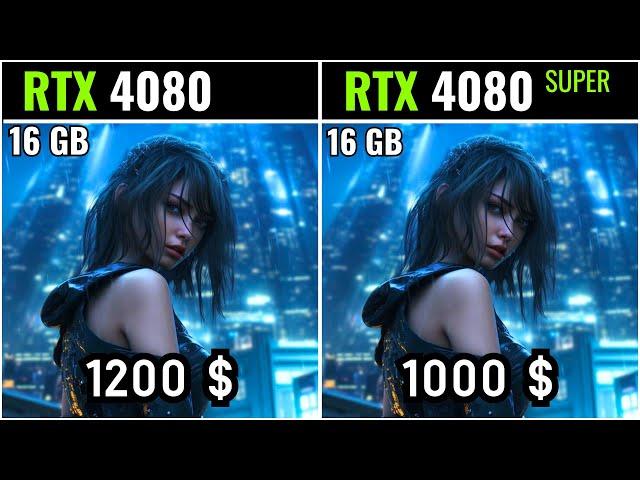 Rtx 4080 Vs Rtx 4080 Super - TEST IN 19 GAMES 1080P - 2K - 4K