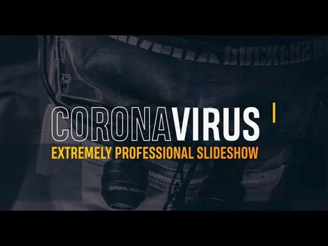 CoronaVirus Slideshow  After Effects Template  AE Templates