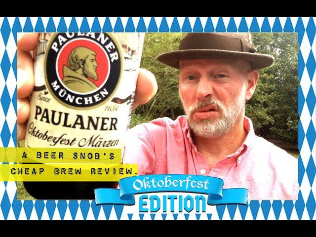 Paulaner Oktoberfest Beer Review 2020 by A Beer Snob's Cheap Brew Review