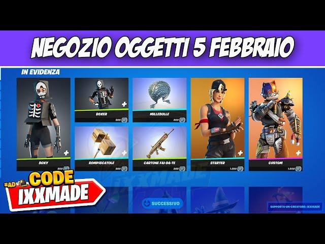 Fortnite Negozio Oggetti Oggi 5 Febbraio 2022 | Negozio Oggetti 5.2.22 Hardigatti