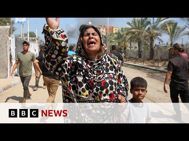 Gaza war: 150,000 people flee Khan Younis, UN says | BBC News