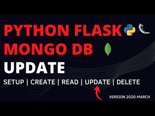 Python Flask MongoDB Update Documents