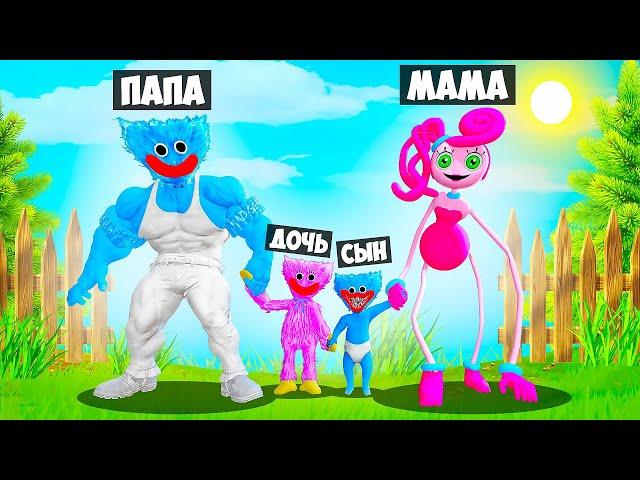 СЕМЬЯ МАМЫ ХАГИ ВАГИ ДЛИННЫЕ НОГИ В ГАРРИС МОД! MOMMY LONGLEGS POPPY PLAYTIME CHAPTER 2 Garry`s Mod