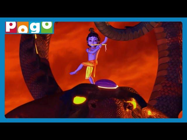 Little Krishna vs. Multi-Headed Snake! | Full Episode  | Krishna Cartoon | @PogoChannel