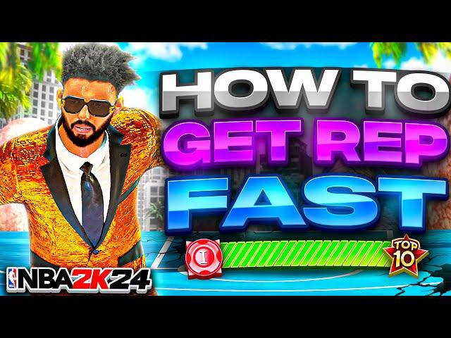 How to Level up FAST in NBA 2K24! Hit Level 40 in ONE DAY! HOW TO REP UP FAST in NBA 2K24!