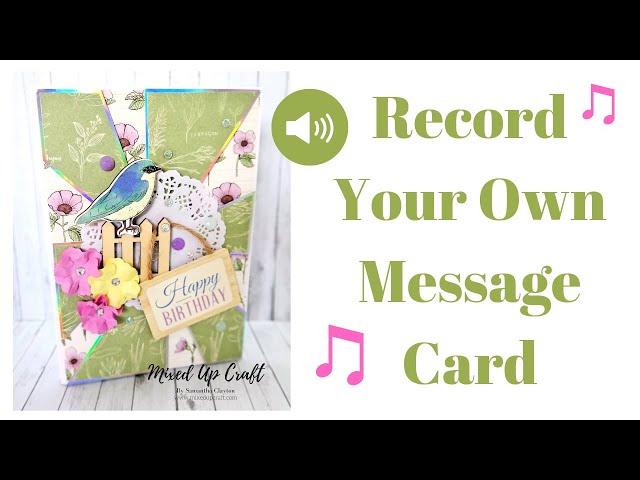 How To Make A Musical Greeting Card • Record Your Own Message Card • Voice Recorder