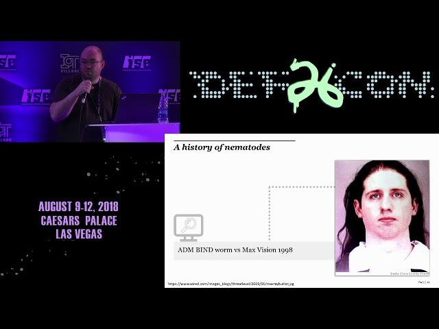 DEF CON 26 IoT VILLAGE - Matt Wixey - Worms that fight back Nematodes as an antidote for IoT malware