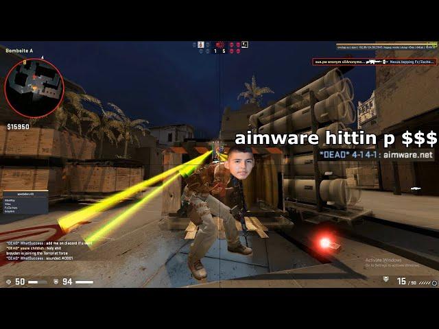 Aimware.net Users Meet Their Maker and Attempt to Shoot Him ft. onetap.su (FREE CONFIG)