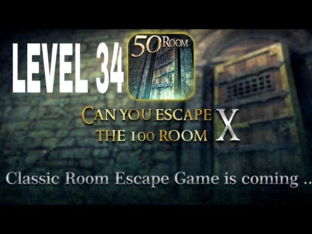 Can You Escape The 100 room X level 34 Walkthrough