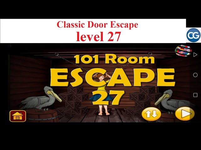 [Walkthrough] Classic Door Escape level 27 - 101 Room escape 27 - Complete Game