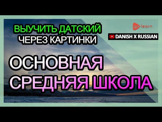 Выучить датский через картинки |датский словарь основная средняя школа | Golearn