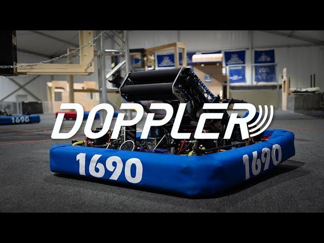 FRC team 1690 Orbit 2024 robot reveal - "DOPPLER"