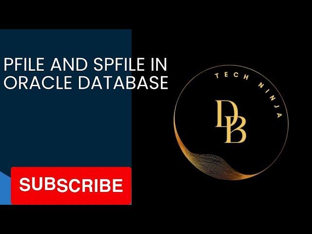pfile spfile in oracle database