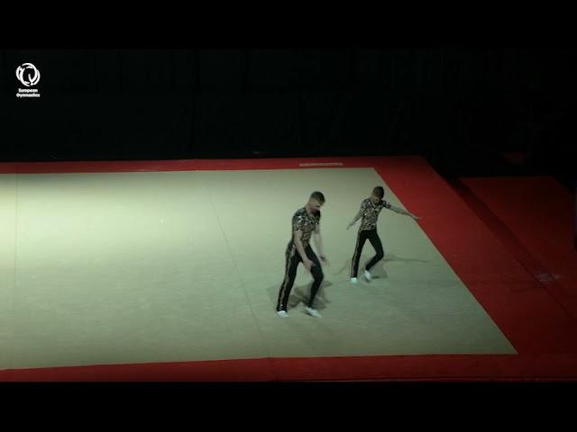 Timofei IVANOV & Maksim KARAVAEV (RUS) - 2021 Acro European Champions, MP all-around