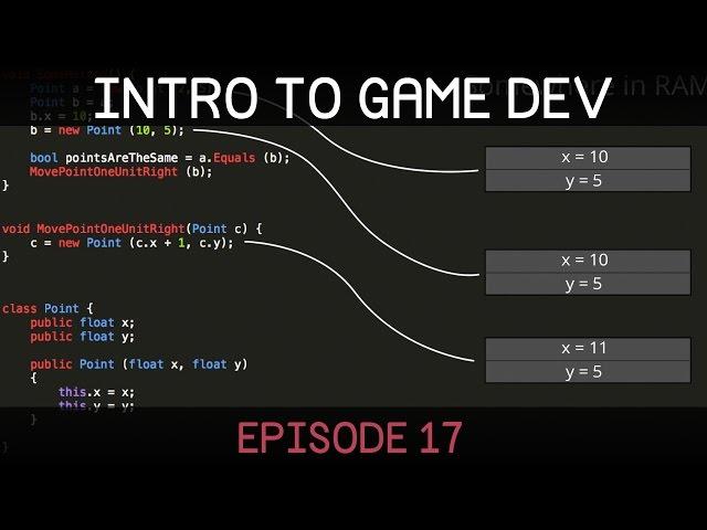 Introduction to Game Development (E17: reference vs value types)