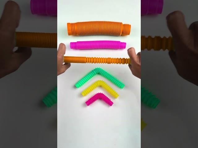 DIY Creation Odd-ASMR POPs TUBE #diy #satisfyingvideos #relaxing  #creative #oddasmr #poptubesounds