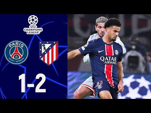 PSG vs Atletico Madrid 1-2 Highlights & All Goals 2024 HD@PSG @atleticodemadrid