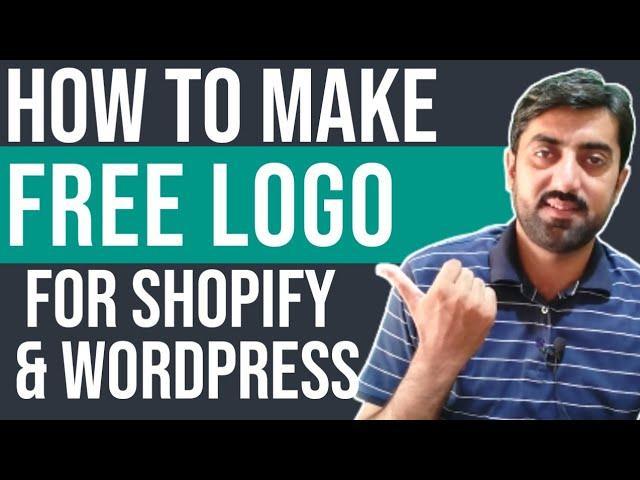 How to Create a Professional LOGO with Online Tools | Add Logo to Shopify Store Hindi Urdu