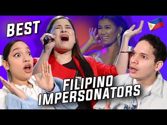 Filipino IMPERSONATORS are NEXT LEVEL! Latinos react to Singers IMPERSONATING Famous OPM Singers