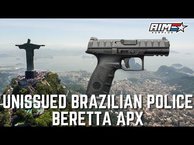 AimSurplus Product Spotlight:  Unissued Brazilian Police Beretta APX