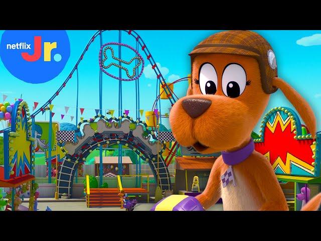 Solving the Rollercoaster Slobbery!  | Go, Dog. Go! | Netflix Jr