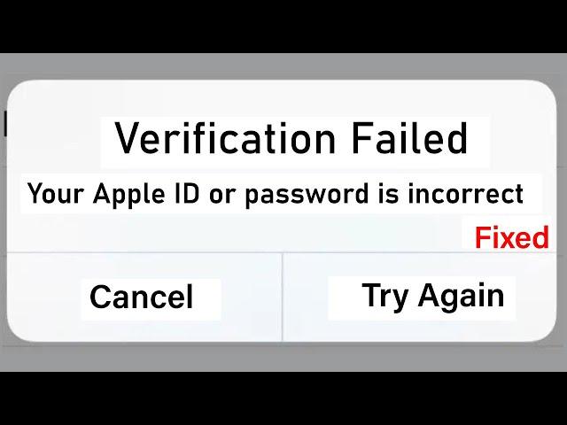 Your Apple ID or Password is incorrect | iPhone | iPad | App Store | Mac | yosemite | How to Fix