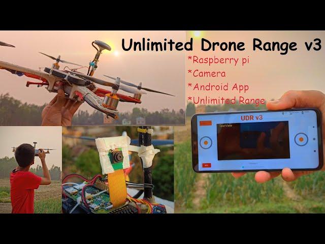 Unlimited Drone Range v3 | Raspberry Pi Drone | DIYLIFEHACKER