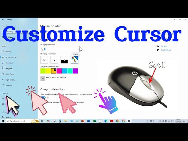 How to Change your mouse Cursor on Windows 10/11 How To Customize Your Mouse Cursor on Your pc