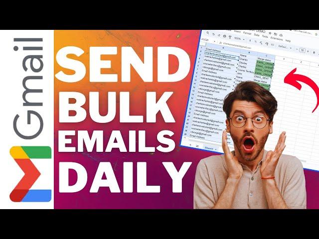 NEW METHOD: How To Send Bulk Emails Daily Using Gmail (FOR FREE!)