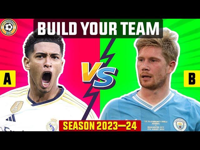 BUILD YOUR TEAM NEW SEASON 2023-24  TUTI FOOTBALL QUIZ 2024