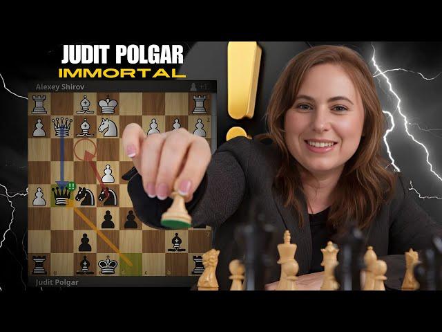 Judit Polgar's IMMORTAL Taimanov Sicilian!!! - Alexei Shirov vs Judit Polgar - Buenos Aires 1994