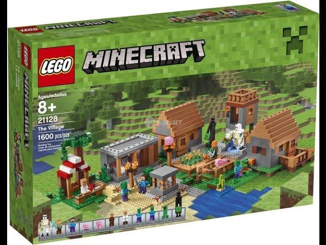 LEGO MINECRAFT - ДЕРЕВНЯ ЖИТЕЛЕЙ ■СБОРКА■