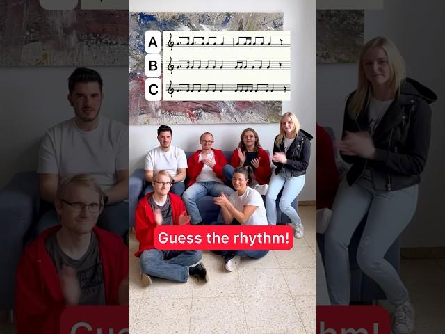 Guess the rhythm!  #guesswho #rhythmchallenge #rhythm #singing #choir #wien #vienna