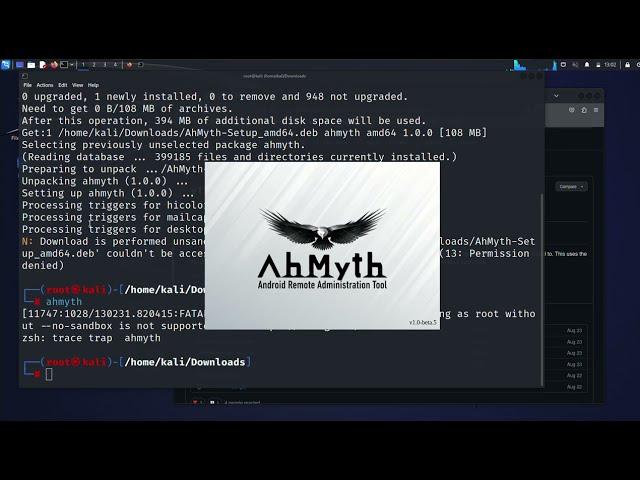 How to Install AhMyth on kali | 2023