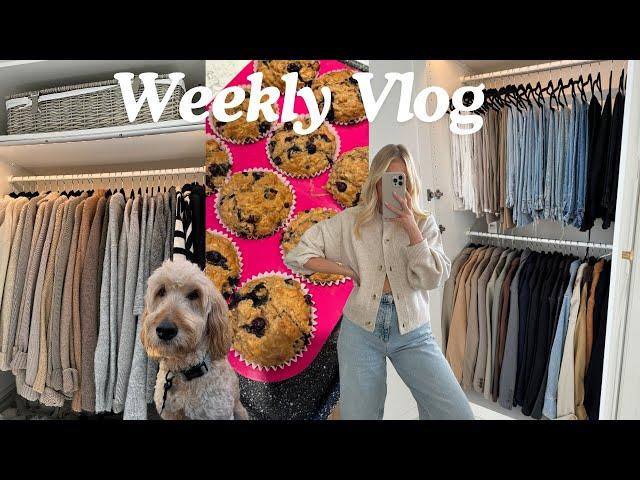 HUGE WARDROBE CLEAR OUT AND ORGANISE, COOKING & NEW JEWELLERY | VLOG