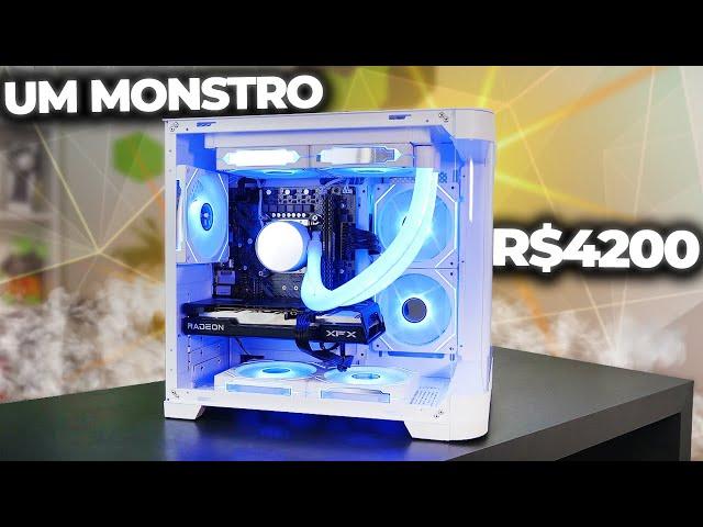 PC GAMER IDEAL (R$4200) PRA RODAR TUDO! MONTADO E NO BRASIL, COM TESTE EM JOGOS (2024)