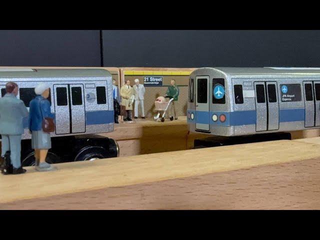 Munipals MTA R46 JFK Express 21st Street Queensbridge Final Subway Run @Trainman6000