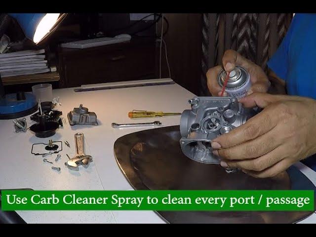 Cleaning / Servicing a CV carburetor (TK) of Yamaha YBR 125 | Carburetor Series Part 6 (Final)