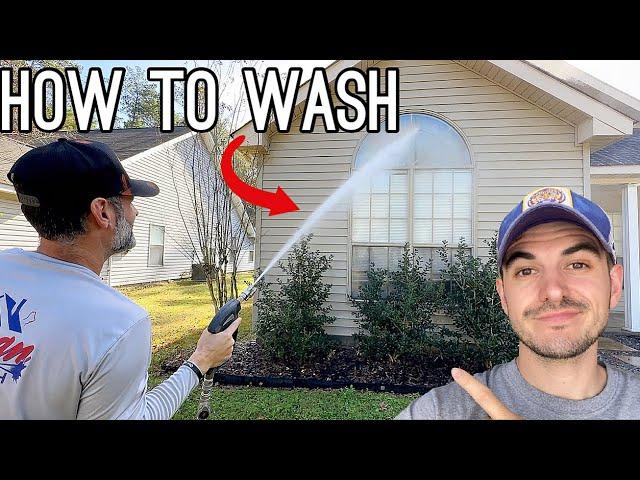 How To Pressure Wash A House (Start To Finish)