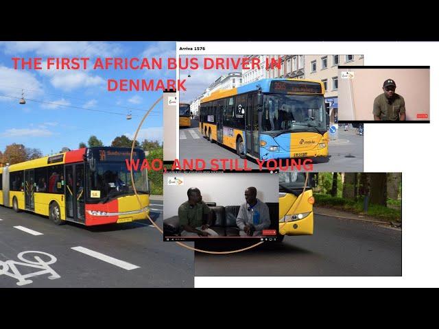 BREAKING NEWS: FIRST AFRICAN BUS DRIVER IN DENMARK