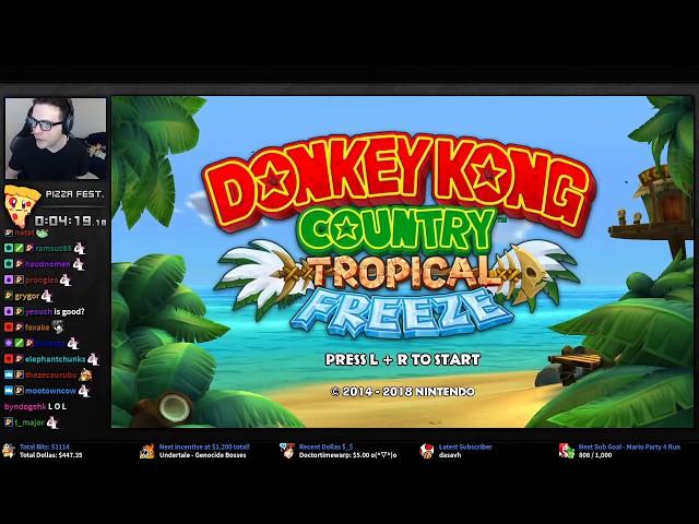 Donkey Kong Country Tropical Freeze - Funky New Mode (Switch) | Pizza Fest Day 5