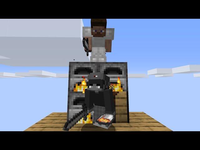 Minecraft Sky-Limit Challenge VS Hunter