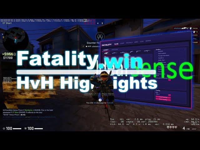 hvh highlights ft. fatality crack & IdealSense (free cfg in desc)