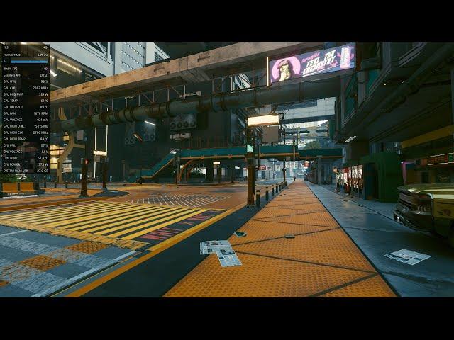 Cyberpunk 2077, 9070 XT, FSR4 - OptiScaler Alpha