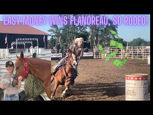 Easy Money WINS Flandreau, SD Rodeo!