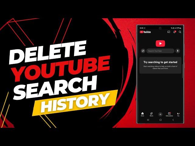 How to Clear Search History on YouTube | Delete YouTube Search History (2025)