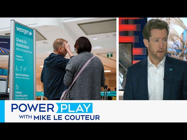 "Off the chart" government fees to blame for higher fares: WestJet | Power Play with Mike Le Couteur