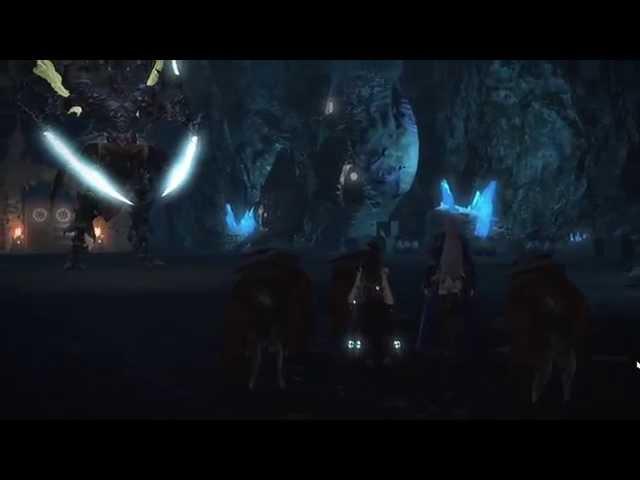 FFXIV Heavensward Ravana (Lord of the Hive) cut scenes and fight.