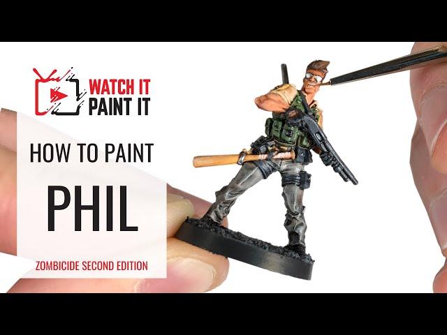 Zombicide Second Edition - How to Paint Phil with The Army Painter Paint Set